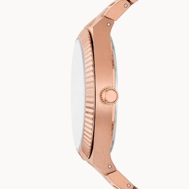【FOSSIL】Scarlette 玫瑰金手錶-38mm 母親節 送禮 禮物(ES5258)