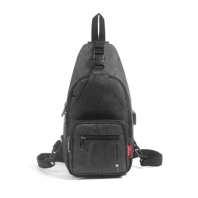 【Valentino Rudy 范倫鐵諾.路迪】機能收納休閒直立式胸包/單肩包/後背包(共2色 七夕情人節禮物 送禮 男包)