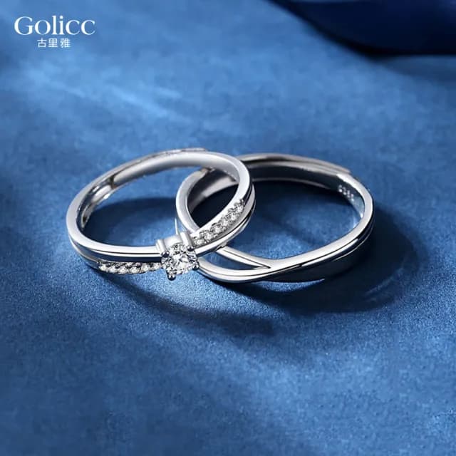 【Golicc】對戒 莫比烏斯 輕奢款情侶戒(七夕 情人節 生日 造型戒 食指戒 尾戒 禮物)