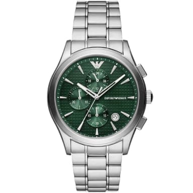 【EMPORIO ARMANI】亞曼尼 紳男計時手錶-42mm 禮物 送禮 推薦(AR11529)