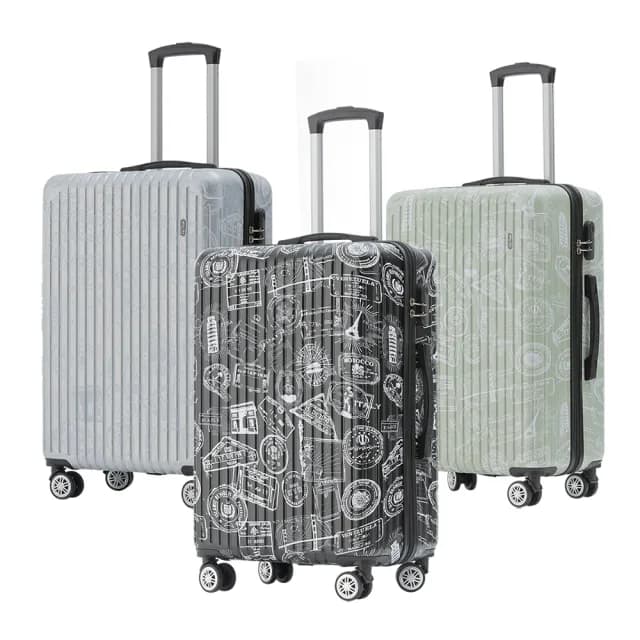 【ROYAL POLO】全新福利品 28吋  漫遊記ABS拉鍊硬殼箱/行李箱(4色任選)