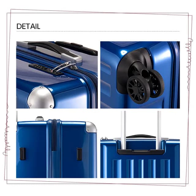 【MAXBOX】極度輕量化 22吋 拉鍊行李箱/旅行箱(6008D白色)