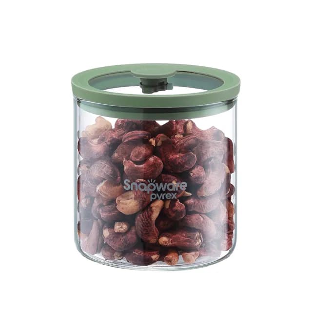 【CorelleBrands 康寧餐具】耐熱玻璃儲物罐570ml