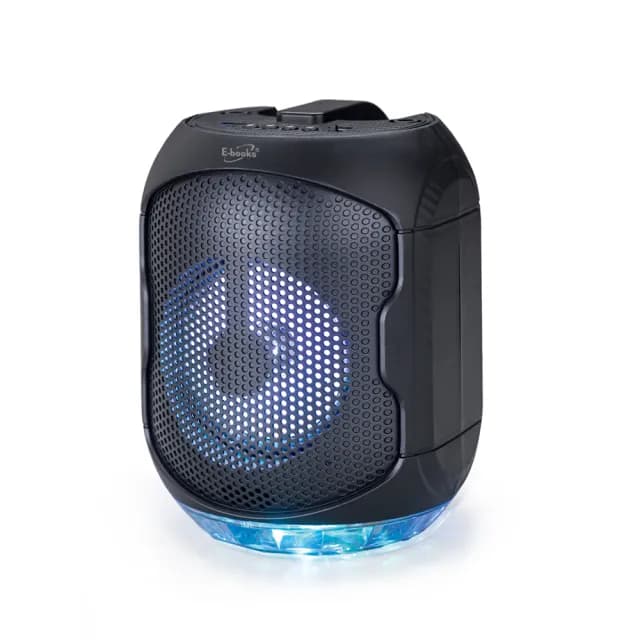 【E-books】D63 多功能可攜式立體派對炫光藍牙喇叭