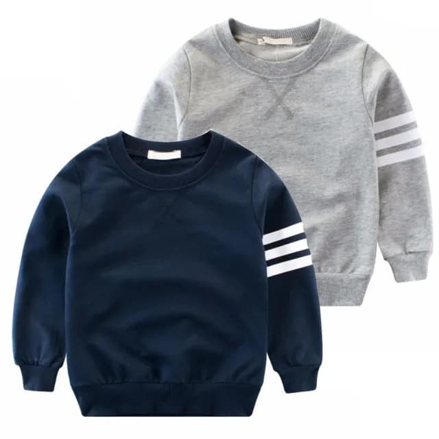 【橘魔法】三槓條膠印長袖上衣(大學T 衛衣 薄長袖 男童 兒童 童裝)