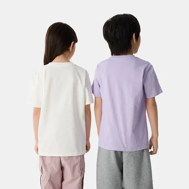 【GAP】兒童裝 Logo純棉印花圓領短袖T恤兩件組-淡紫色組合(687268)
