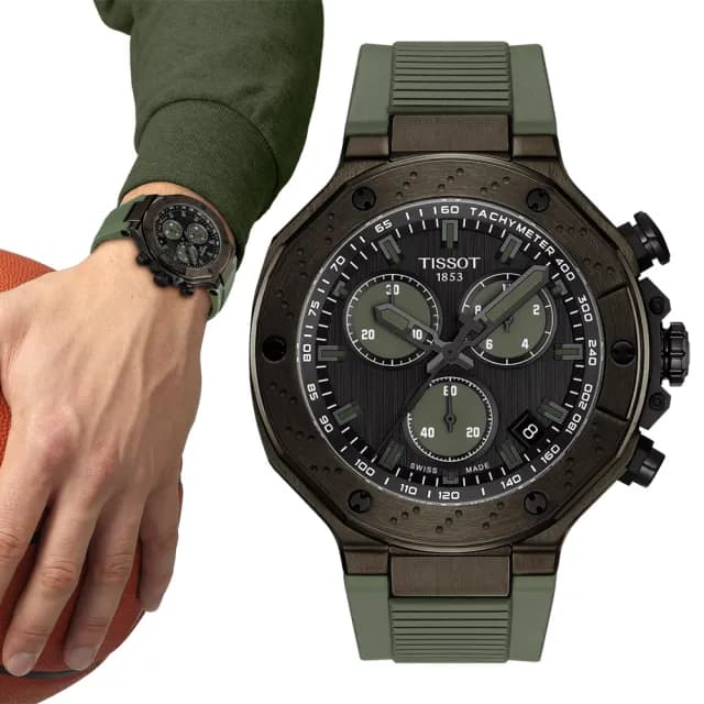 【TISSOT 天梭】T-RACE 競速系列 計時腕錶 畢業禮物 送禮 推薦(T1414173706102)