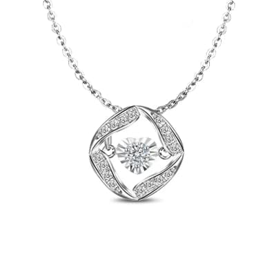【BRILLMOND JEWELRY】天然鑽石 靈動 PT950鉑金 生命之光墜(PT950鉑金台+鍊)