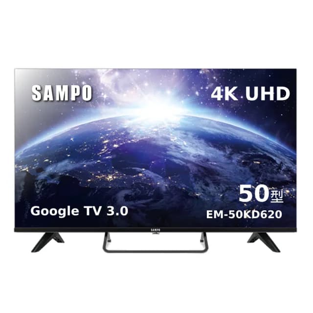 【SAMPO 聲寶】65型4K Google TV連網智慧顯示器(EM-65KD620)