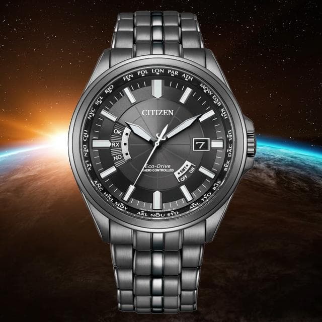 【CITIZEN 星辰】GENTS 光動能 電波對時 萬年曆 男錶 父親節 送禮 禮物推薦(CB0294-54E)