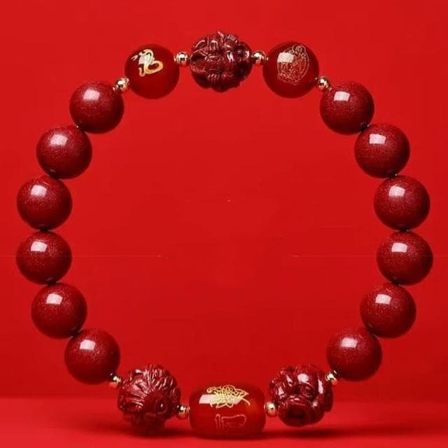 【MoonDy】8mm 佛珠 生肖手鍊 本命年 三合六合 招財手鍊 硃砂手串 紫金砂手鍊 開運手鍊 保平安