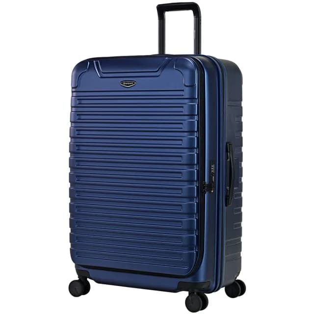 【eminent 萬國通路】28吋 雙層防爆拉鍊 德國拜耳PC 前開式 行李箱(URA-KK60-28)