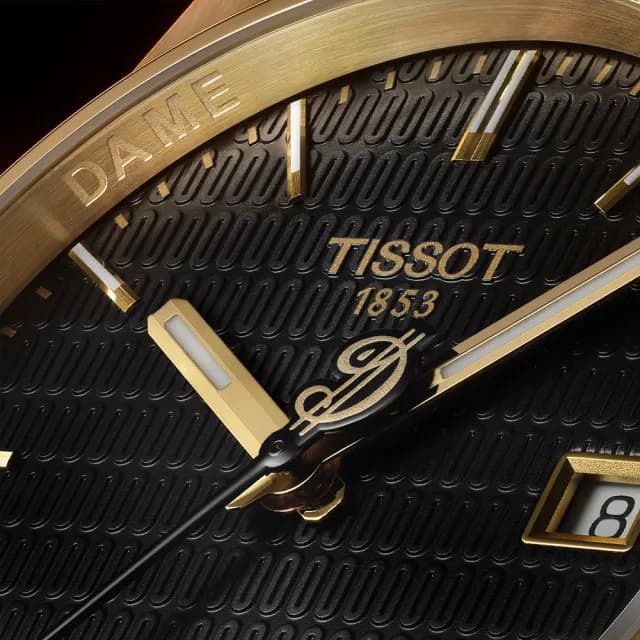 【TISSOT 天梭 官方授權】PRX NBA 達米安利拉德 特別版 黑金機械腕錶 畢業禮物 送禮 推薦(T1374073305100)
