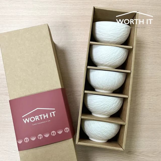 【渥思】質感五入碗禮盒(餐具.碗盤.飯碗.入厝禮.送禮)