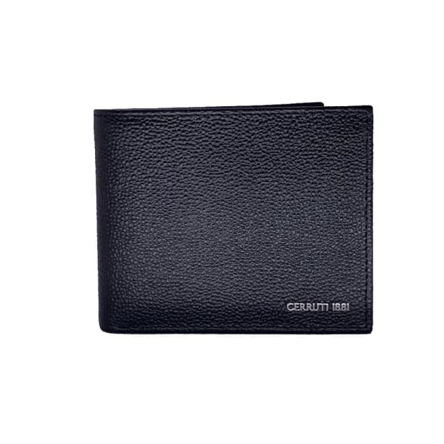 【Cerruti 1881】限量2折 頂級小牛皮8卡皮夾 5399M 全新專櫃展示品(七夕情人節禮物 送禮 男夾)