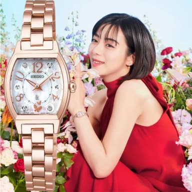 【SEIKO 精工】LUKIA 花藝聯名 30周年限量鑽石女錶-21x29.2mm 母親節 禮物 送禮(SSWA014J/4N30-00X0K)