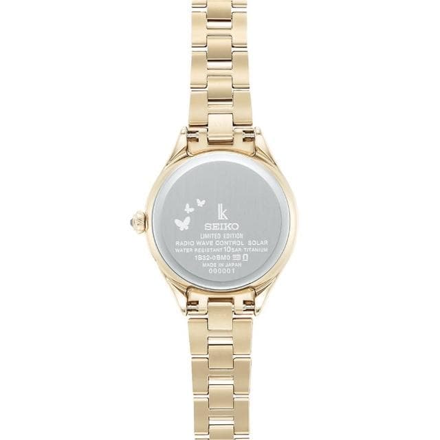 【SEIKO 精工】LUKIA 花藝聯名 30周年限量 鈦金屬太陽能電波女錶 520送禮 禮物(SSQW094J/1B32-0BM0K)