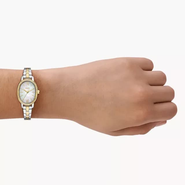 【FOSSIL】Penny 晶鑽橢圓形女錶-23x29mm 禮物 送禮 推薦(BQ5004)