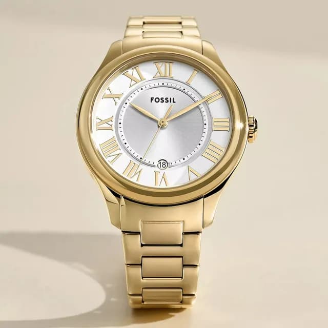【FOSSIL】Raquel 復古羅馬時標大三針女錶-38mm 禮物 送禮 推薦(ES5395)
