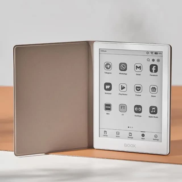 【BOOX 文石】Go 6 吋磁吸皮套(米白色)