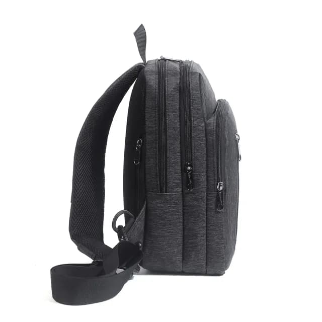 【Valentino Rudy 范倫鐵諾.路迪】百搭休閒收納直立式胸包/單肩包(VR-NT61040 七夕情人節禮物 送禮 男包)