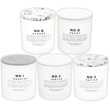 【Photogenics+Co.】玻璃香氛蠟燭 8oz/226g(國際航空版.美國加州.前衛時尚香氛品牌)