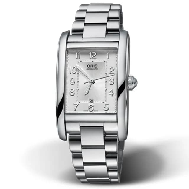 【ORIS 豪利時】Rectangular系列 方形日期機械腕錶 父親節 禮物 送禮 推薦(0156176924061-0781820)
