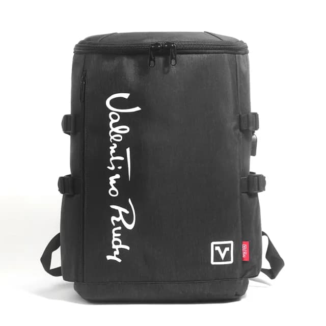 【Valentino Rudy 范倫鐵諾.路迪】百搭休閒圓桶造型大容量後背包(VR-NT65396 七夕情人節禮物 送禮 男包)