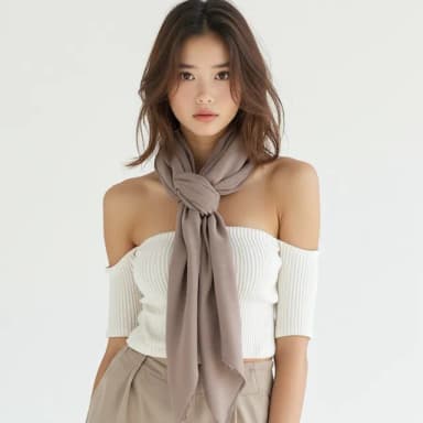 【Nature My Body】純色MUFFLER系列 Cashmere  Muffler 山羊絨披肩(印度喀什米爾輕薄圍巾)