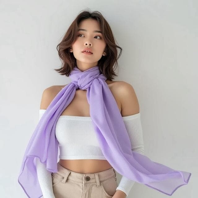 【Nature My Body】純色MUFFLER系列 Cashmere  Muffler 山羊絨披肩(印度喀什米爾輕薄圍巾)