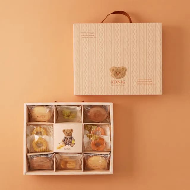 【金格食品】暖暖Bear經典款禮盒2盒組(伴手禮/彌月)