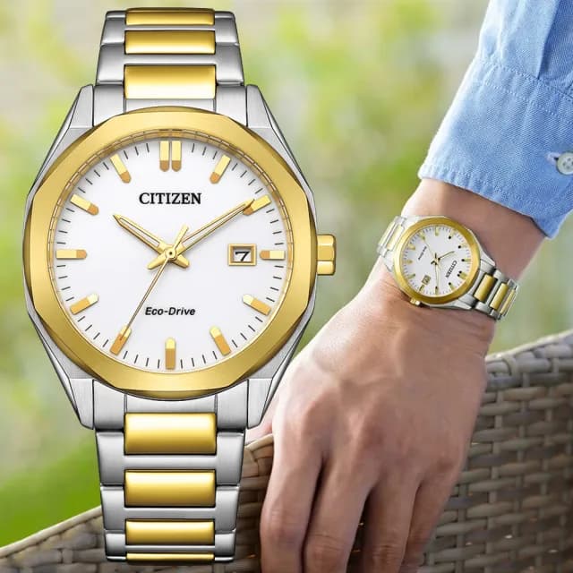【CITIZEN 星辰】GENTS系列 簡約時尚 光動能腕錶 七夕 情人節 送禮 推薦(BM7624-82A)