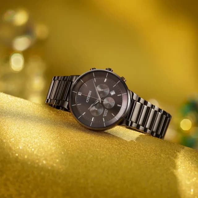 【CITIZEN 星辰】Chronograph系列 型男必備 三眼計時腕錶 畢業禮物 送禮 推薦(AN8227-53H)