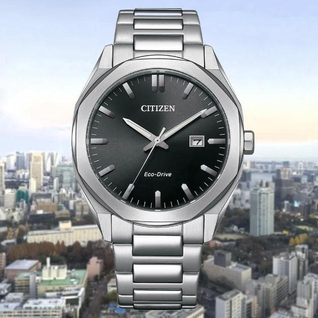 【CITIZEN 星辰】GENTS 光動能 八角形 時尚男錶 禮物推薦 41mm(BM7600-81E)