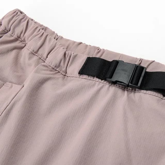 【GIORDANO 佐丹奴】童裝抗UV防曬工裝褲裙 G-MOTION系列(47 豆沙粉)