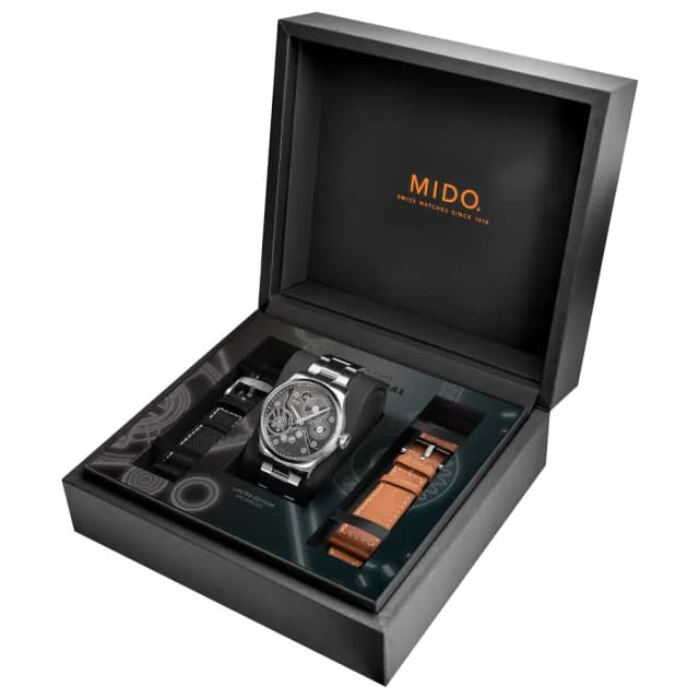 【MIDO 美度】先鋒系列 90週年限量 手上鍊機械腕錶 父親節 禮物 送禮 推薦(M0386051106000)