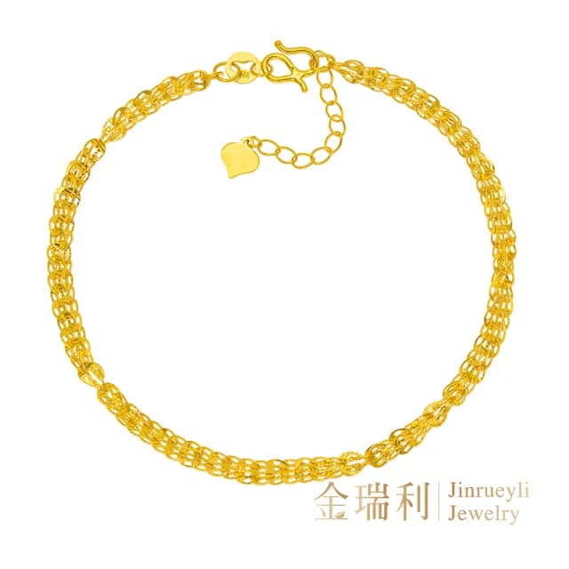 【金瑞利】雙11 黃金手鍊 0.63錢(±1厘)