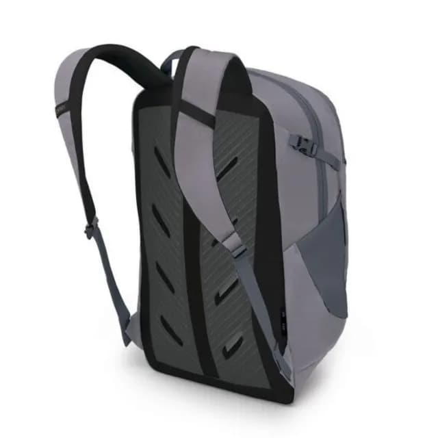 【Osprey】情人節禮物 Axis 24 多功能通勤電腦背包 聲波灰 Soundwave Grey(休閒後背包 雙肩後背包 筆電背包