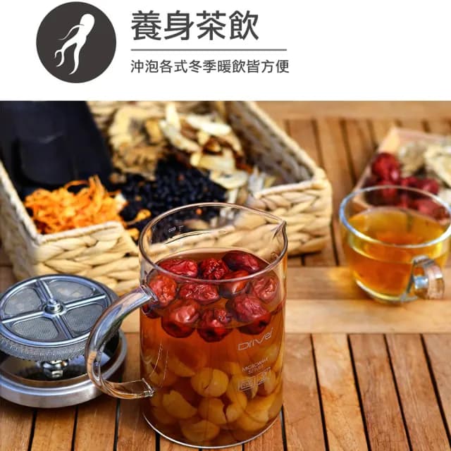 【Driver】分享冷熱兩用沖茶壺組(泡茶杯 泡茶壺 沖茶壺 耐熱玻璃壺 茶器 茶具 茶壺茶杯組)