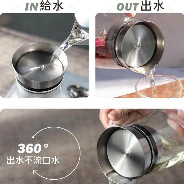 【Driver】甘丹茶壺-500ml(專利設計 功夫茶具 泡茶壺 沖茶壺 熱茶壺 沏茶壺 冷泡茶 耐熱玻璃壺)