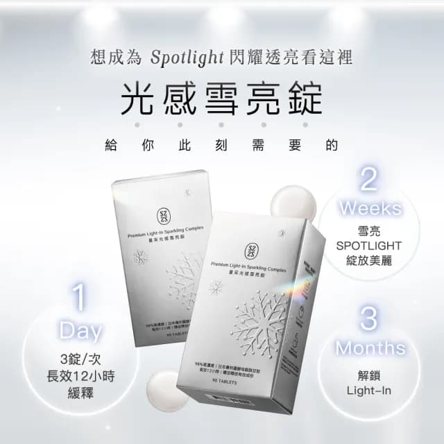 【Starnic 星采保養品】光感奇肌修復組(光感雪亮錠+奇肌修復大菁粹60ml)
