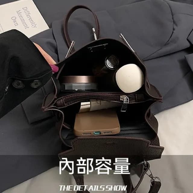 【LEESA】復古手提包\女生禮物\包包\手提包\斜背包女\荔枝紋包包\togo包\韓國包包\迷你包\小包