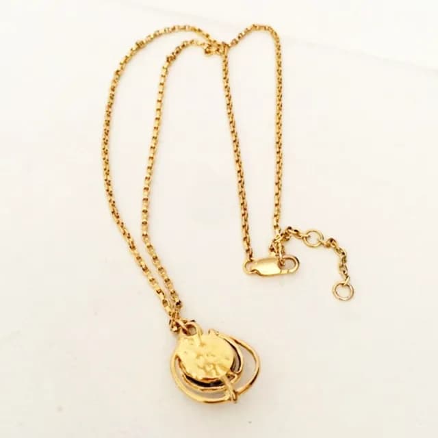 【LEESA】父親節禮物 母親節禮物 生日禮物\項鍊\女生項鍊\青金石\個性項鍊\鎖骨鍊\吊墜\吊飾\星球項鍊\18k\