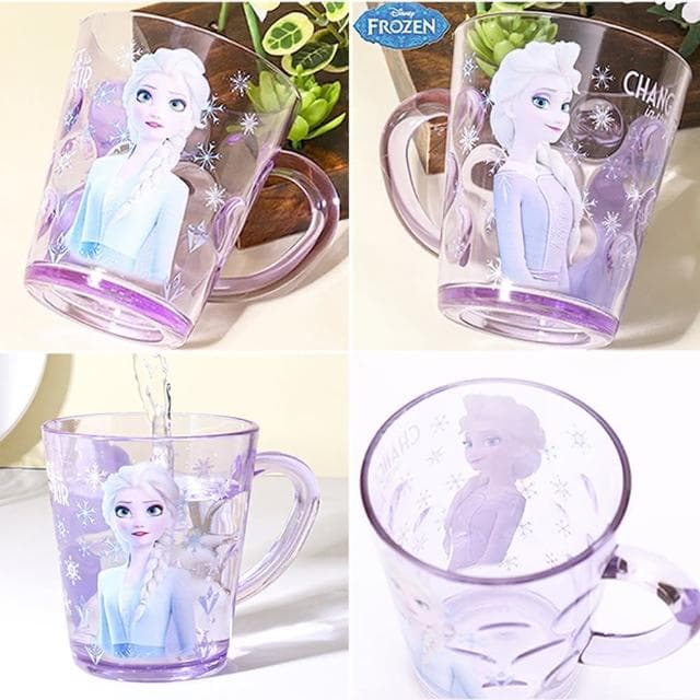 【TDL】迪士尼冰雪奇緣艾莎兒童水杯杯子漱口杯牙刷杯260ml 003939(生日禮物 聖誕節 平輸品)