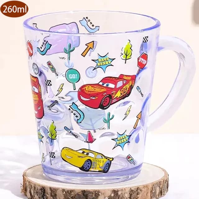 【TDL】CARS汽車總動員閃電麥坤兒童水杯杯子漱口杯牙刷杯260ml 003915(生日禮物 聖誕節 平輸品)