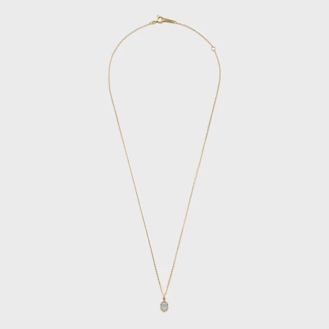 【agete】NOJESS 10K海藍寶石項鍊