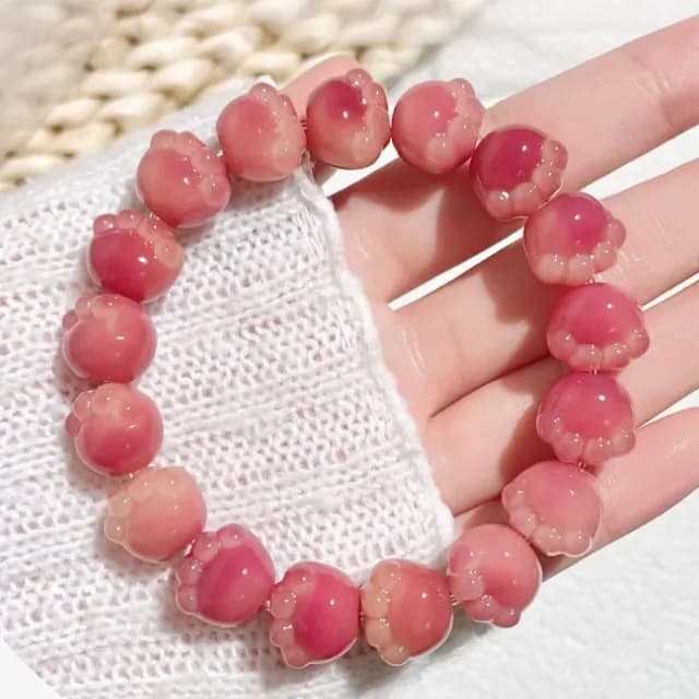 【可愛盤玩】貓爪天然菩提手串(印尼老籽 菩提根 佛珠手鍊 手珠 念珠 飾品 手環 開運招財 避邪)