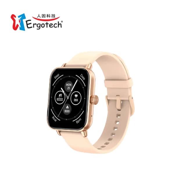 【Ergotech 人因科技】ERGOLINK SW206 1.83吋心率血氧藍牙通話腕錶(智慧手錶/通話手錶/健康手錶)
