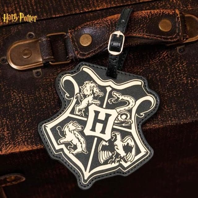 【Harry Potter 哈利波特】Harry Potter哈利波特造型行李吊牌姓名牌票卡夾旅行黑(男友女友聖誕交換禮物)