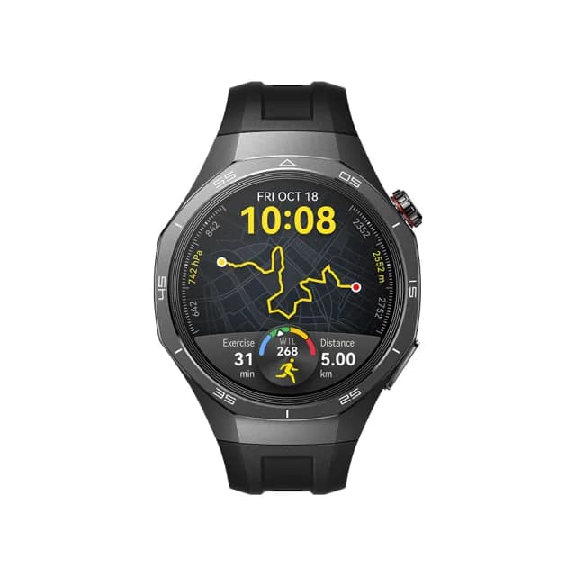 【HUAWEI 華為】WATCH GT5 Pro GPS 46mm 健康運動智慧手錶(曜石黑)